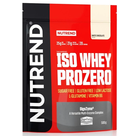 NUTREND Iso Whey Prozero 500g White Chocolate
