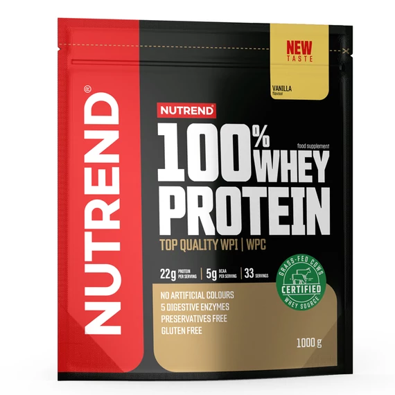 NUTREND 100% Whey Protein 1000g Vanilla
