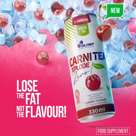 OLIMP SPORT Carni Tea Xplode Zero 330 ml Cherry