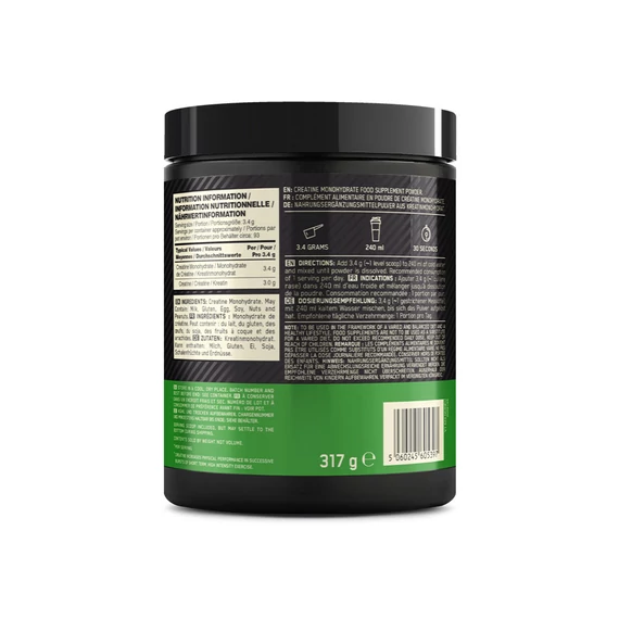 Optimum Nutrition Micronised Creatine Powder 317g Unflavoured