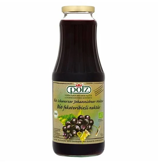 Pölz Feketeribizli Bio nektár 25%, 1L