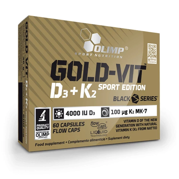 OLIMP SPORT Gold - Vit D3+K2 60 kapszula SE