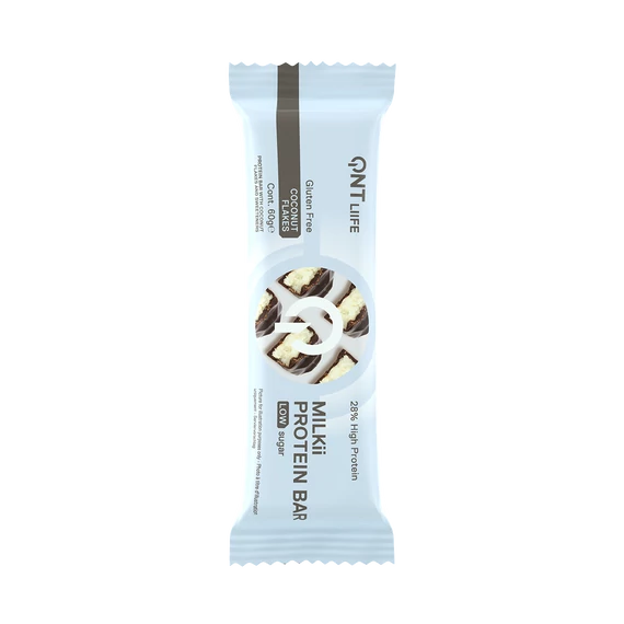 QNT Milkii Protein Bar 60g - Chocolate - Coconut flakes