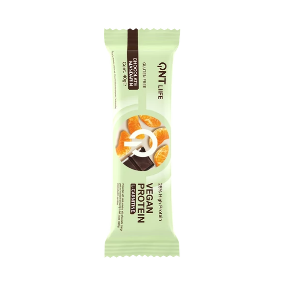 QNT VEGAN 25% Protein Bar 40g - Chocolate - Mandarin