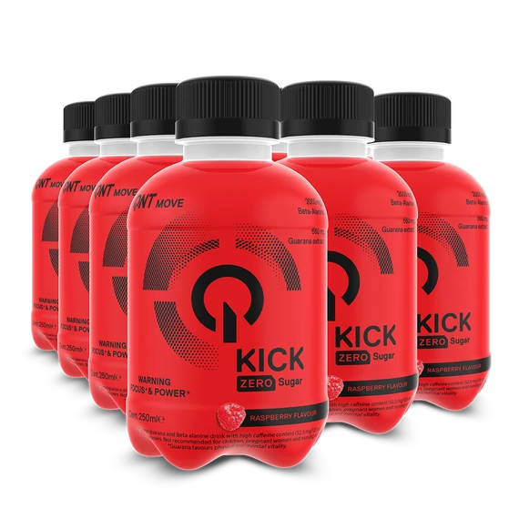 Qnt kick (focus & power) raspberry zero sugar 250 ml