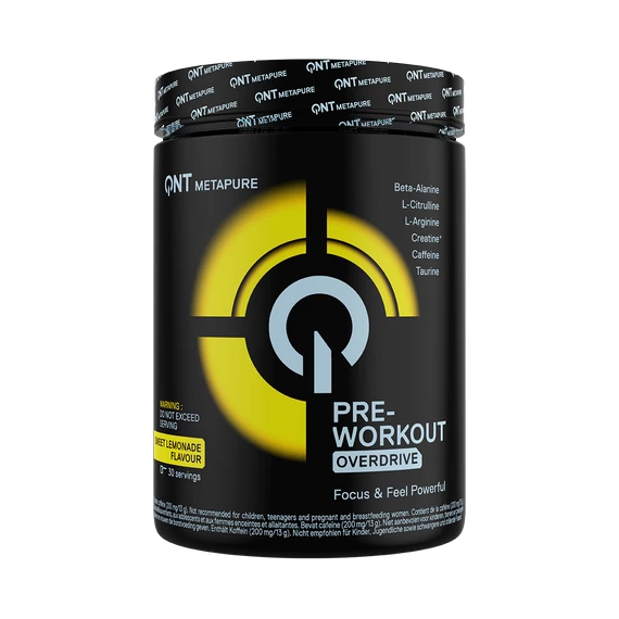 QNT Pre Workout Overdrive sweet lemonade 390 g