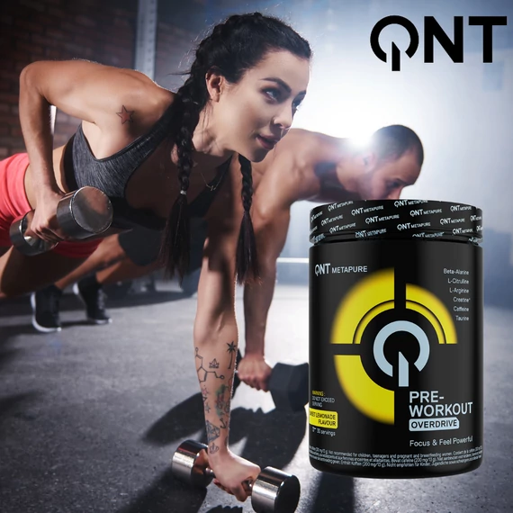 QNT Pre Workout Overdrive sweet lemonade 390 g