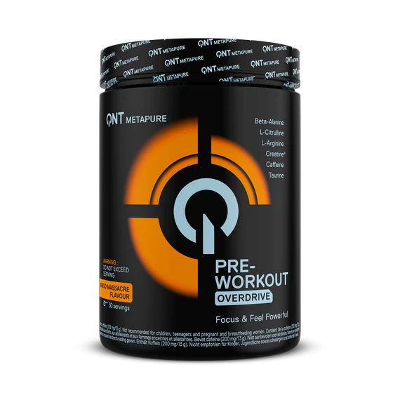 QNT Pre Workout Overdrive mango massacre 390 g