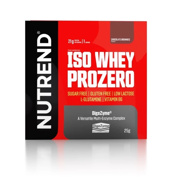 NUTREND Iso Whey Prozero 25g Chocolate Brownies