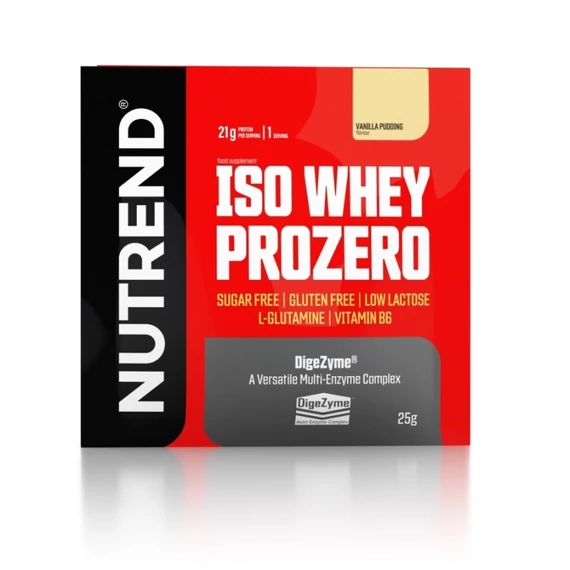 NUTREND Iso Whey Prozero 25g Vanilla Pudding